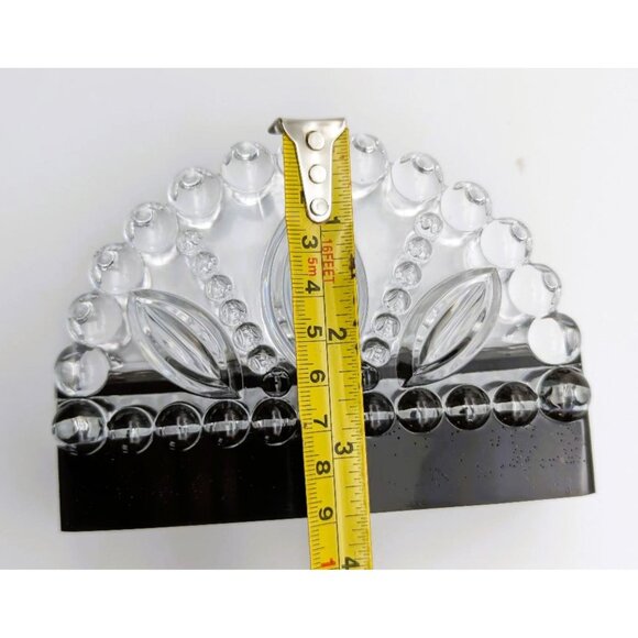 Napkin or Note Holder Epoxy Resin Clear and Black Detailed Hand Crafted NEW - Picture 8 of 9